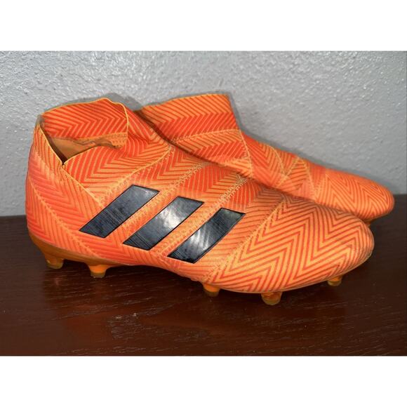 Adidas Nemeziz 18+ FG SAMPLE DA9589 Orange Cleats Men’s Sz 10.5 Football/Soccer main image 6
